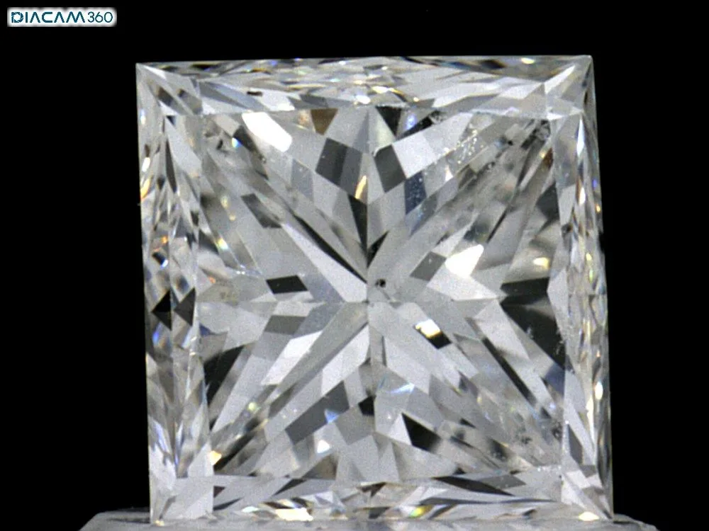 1.00ct PRINCESS E SI1 Natural diamond