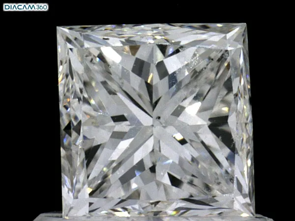 1ct PRINCESS E SI1 Natural diamond
