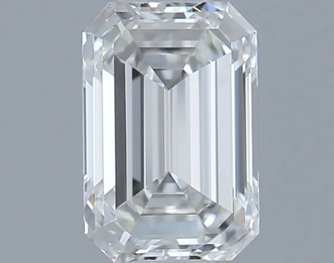 0.44ct EMERALD F FL Natural diamond