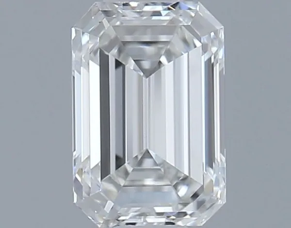 0.44ct EMERALD F FL Natural diamond