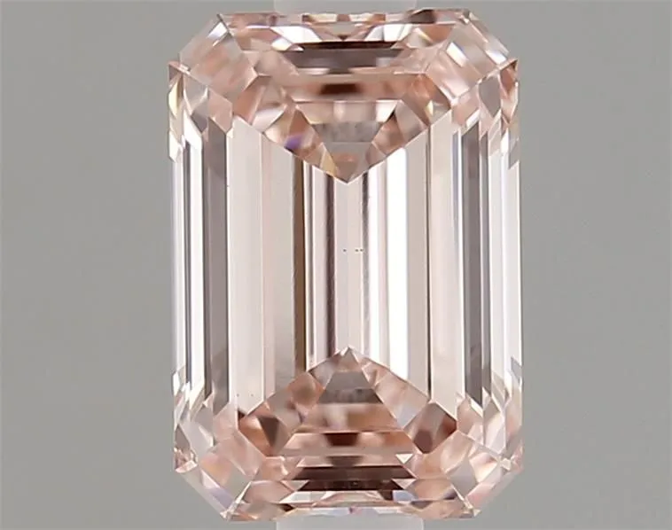 1.21ct EMERALD Fancy Vivid Pink VS1 Coloured Lab diamond