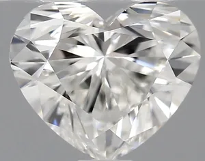 0.85ct HEART G VVS2 Natural diamond
