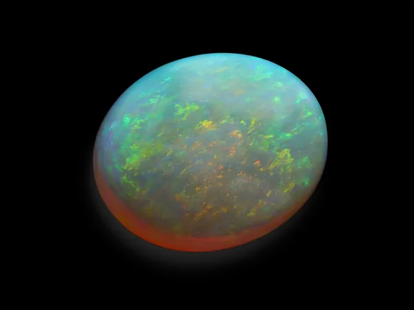 3.03ct Parti Opal, Cabochon cut gemstone