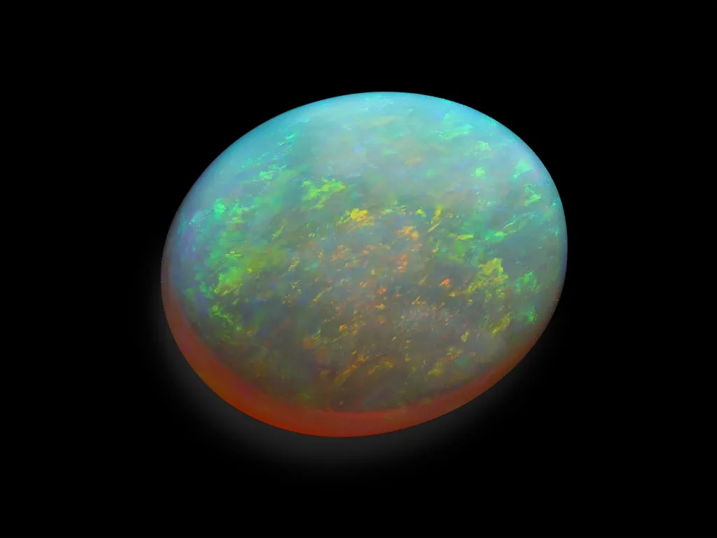 3.03ct Parti Opal, Cabochon gemstone
