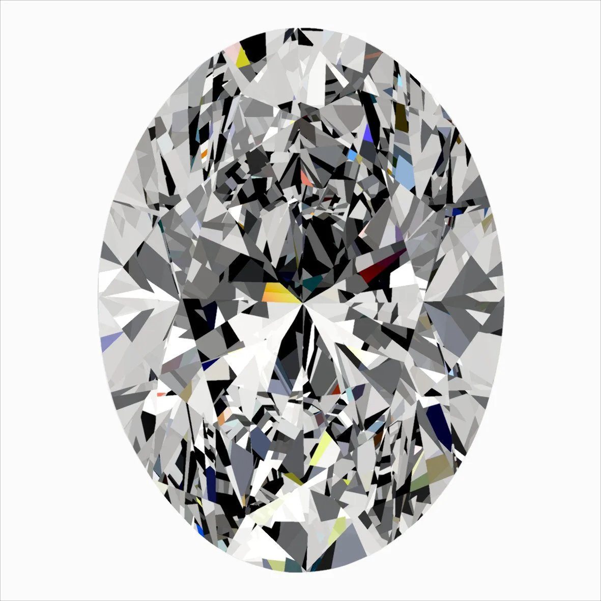 0.60ct OVAL H VS1 Natural diamond