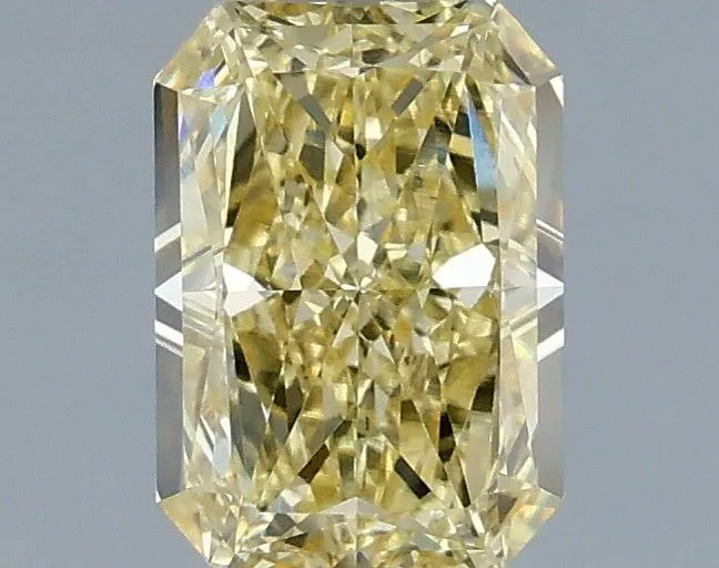 1.07ct RADIANT Fancy Intense Yellow VVS2 Coloured Lab diamond