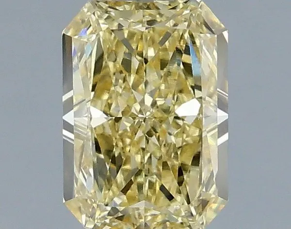 1.07ct RADIANT Fancy Intense Yellow VVS2 Coloured Lab diamond