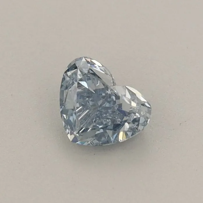 0.34ct HEART Fancy Intense Blue VS1 Coloured Lab diamond