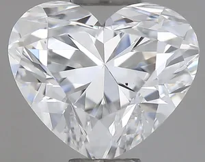 0.57ct HEART D VS2 Natural diamond