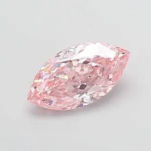 2.04ct MARQUISE Fancy Intense Pink VS2 Coloured Lab diamond