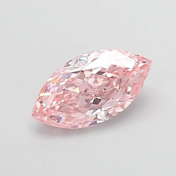 2.04ct MARQUISE Fancy Intense Pink VS2 Coloured Lab diamond