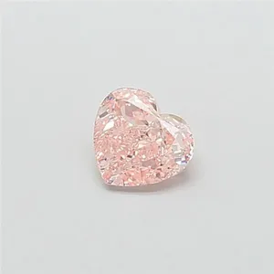 1.52ct HEART Fancy Intense Pink VS1 Coloured Lab diamond