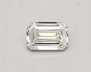 0.39ct EMERALD D VVS2 Lab diamond