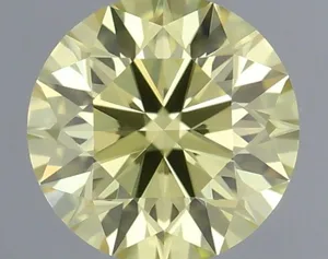0.33ct ROUND Fancy Intense Yellow VS1 Coloured Lab diamond
