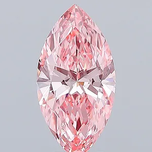 2.58ct MARQUISE Fancy Vivid Pink VS1 Coloured Lab diamond