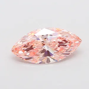 3ct MARQUISE Fancy Intense Pink VS1 Coloured Lab diamond