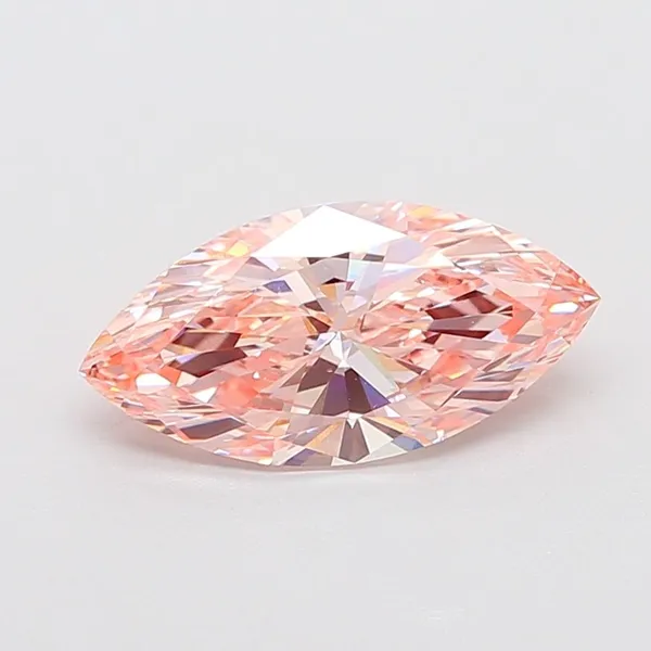 3ct MARQUISE Fancy Intense Pink VS1 Coloured Lab diamond