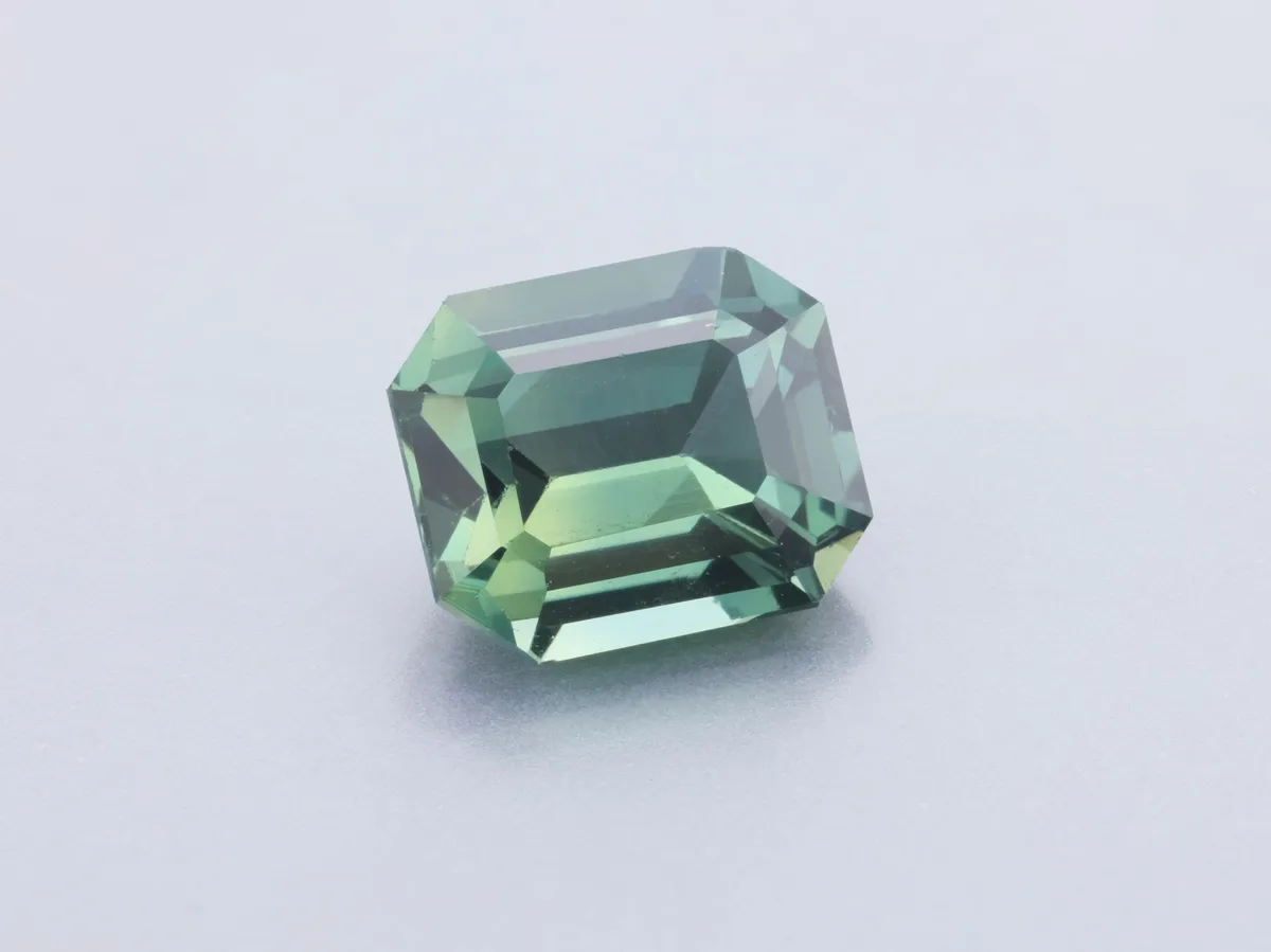 1.18ct Parti Sapphire, Emerald Cut gemstone