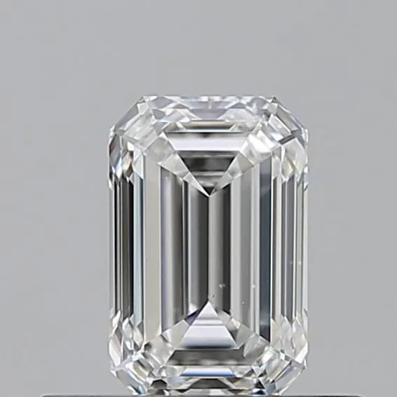 0.50ct EMERALD F VS1 Natural diamond