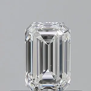 0.5ct EMERALD F VS1 Natural diamond