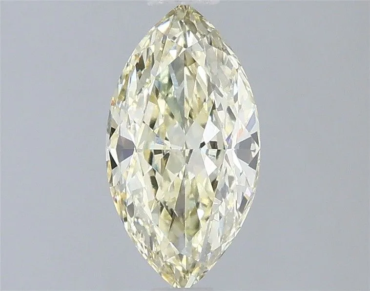 1.10ct MARQUISE Fancy Light Yellow VVS2 Coloured Lab diamond