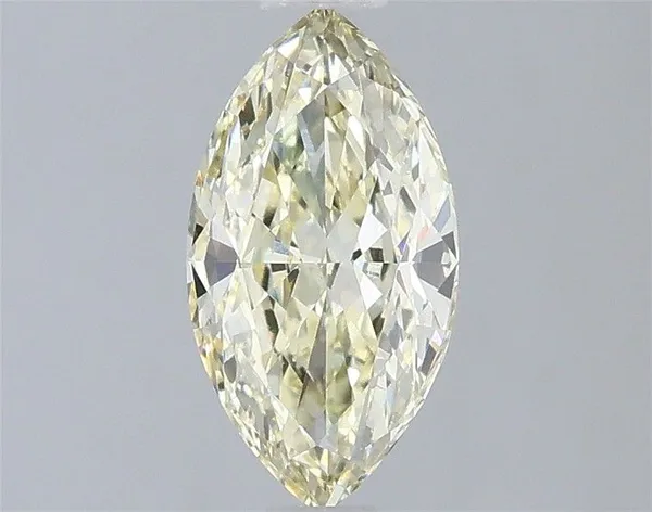 1.1ct MARQUISE Fancy Light Yellow VVS2 Coloured Lab diamond