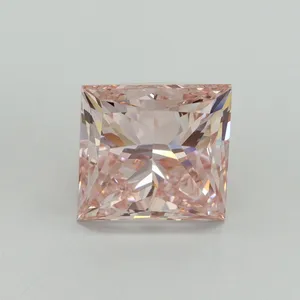 5.11ct PRINCESS Fancy Intense Pink VS2 Coloured Lab diamond