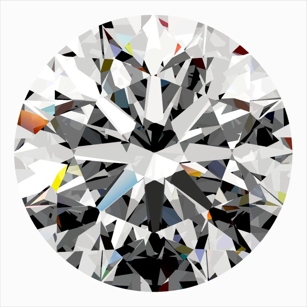 0.30ct ROUND H SI2 Natural diamond