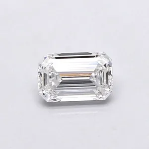 0.43ct EMERALD D VVS2 Lab diamond