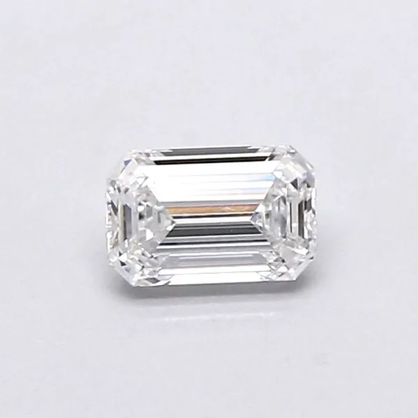 0.43ct EMERALD D VVS2 Lab diamond