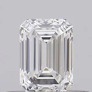 0.4ct EMERALD F IF Natural diamond