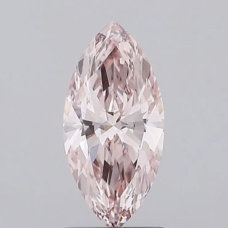 1.51ct MARQUISE Fancy Intense Pink VS1 Coloured Lab diamond