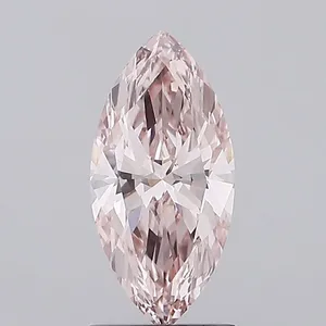 1.51ct MARQUISE Fancy Intense Pink VS1 Coloured Lab diamond