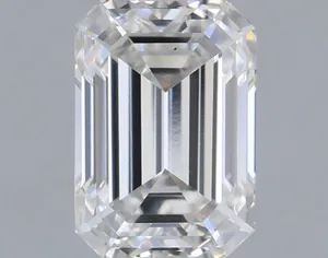 0.82ct EMERALD F VS1 Lab diamond