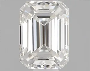 0.31ct EMERALD F VVS1 Natural diamond