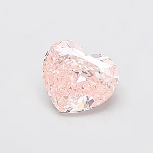 1ct HEART Fancy Brown Pink VVS2 Coloured Lab diamond