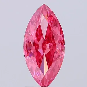 2.01ct MARQUISE Fancy Vivid Pink VS1 Coloured Lab diamond