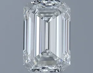 0.43ct EMERALD H VVS1 Natural diamond