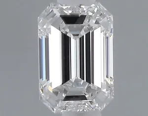 0.51ct EMERALD E VVS2 Lab diamond