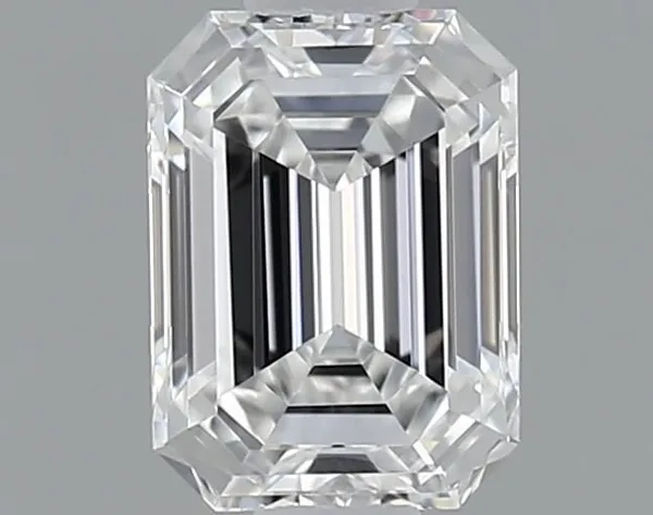 0.5ct EMERALD F VVS2 Natural diamond