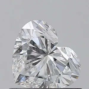 0.7ct HEART E VVS2 Natural diamond