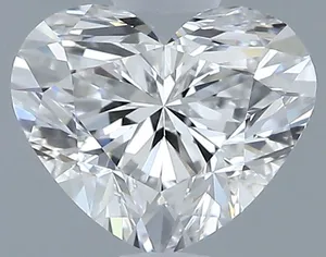 0.7ct HEART E VVS2 Natural diamond