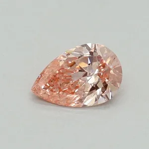 0.31ct PEAR Fancy Vivid Pink SI1 Coloured Lab diamond
