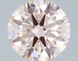 1.03ct ROUND Fancy Pink VS1 Coloured Lab diamond