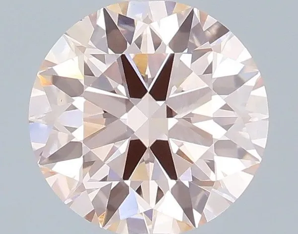 1.03ct ROUND Fancy Pink VS1 Coloured Lab diamond