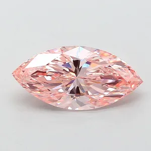 3ct MARQUISE Fancy Intense Pink VS1 Coloured Lab diamond