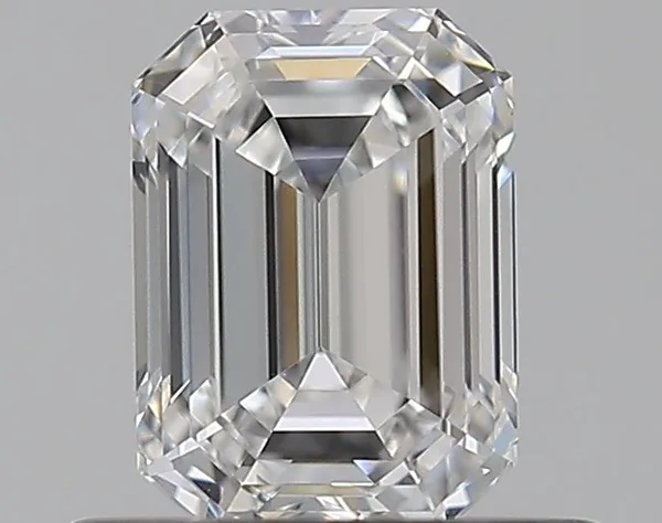 0.5ct EMERALD D VVS2 Natural diamond