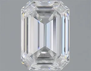 0.59ct EMERALD E IF Natural diamond