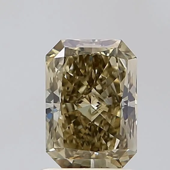 1.27ct RADIANT Fancy Light Gray Yellow VS2 Coloured Lab diamond