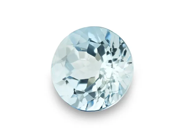 4.83ct Blue Aquamarine, Round cut gemstone